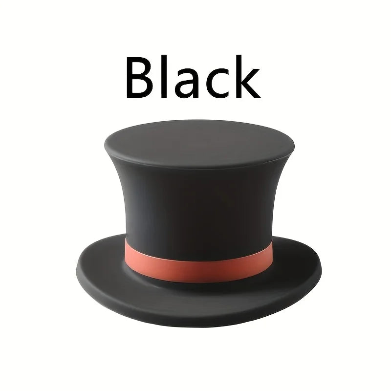 Magic Hat Silicone Wine Stopper – Reusable Bottle Seal Wine Bottle Stopper Richie's black 1pc