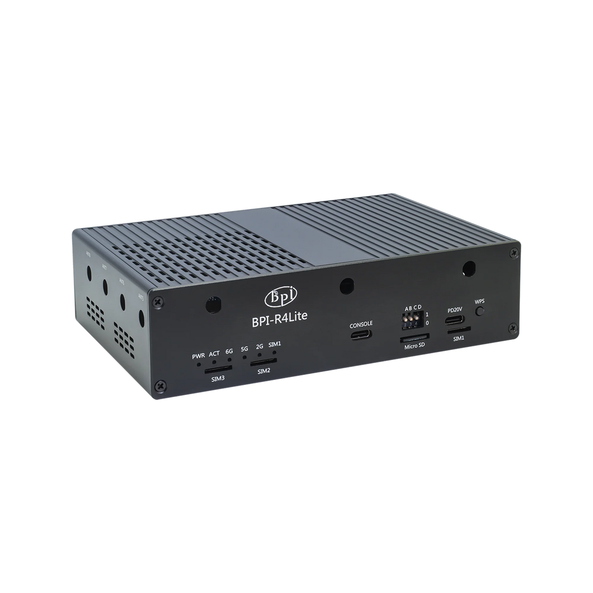 Banana Pi BPI-R4 Lite Aluminum Metal Case – Dev Board Enclosure Dev Board Case Richie's