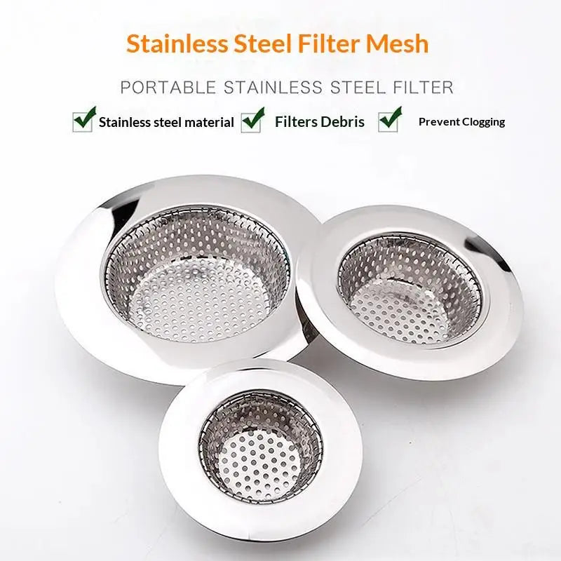 Stainless Steel Sink Drain Strainer – Fine Mesh, Rust Resistant Sink Drain Strainer Richie's