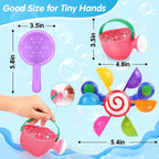 Baby Bath Toys 3-Piece Set – Watering Can, Spoon & Windmill Baby Bath Toy Set Richie's