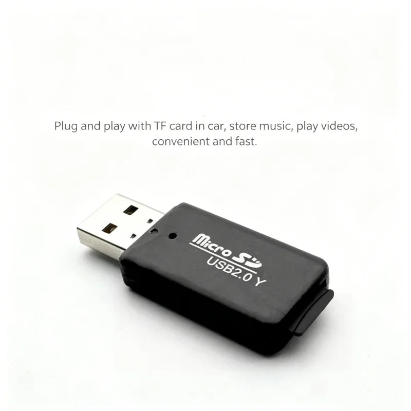 USB 2.0 Micro SD TF Card Reader – Plug & Play Adapter Memory Card Reader Richie's