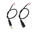 4.0x1.7mm DC Male Female Power Connector Cable – CCTV & LED DC Power Connector Richie's 1 Male 1 Female