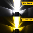 BA20D LED Motorcycle Headlight 12000LM Hi/Lo Beam 12V Fog Lamp LED Motorcycle Headlight Richie's