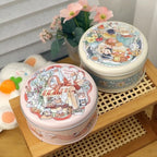 Round Cookie Tin Box | 3D Cartoon Candy Storage Can Cookie Tin Box Richie's