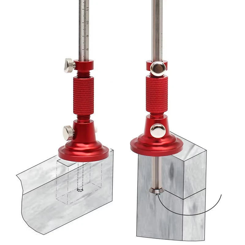 Wheel Marking Gauge – Carbide Scriber & Diamond Cutter Tool Woodworking Marking Gauge Richie's