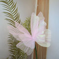 50cm Giant 3D Silk Gauze Artificial Butterfly Wedding Decor Party Decoration Prop Richie's light pink-style1
