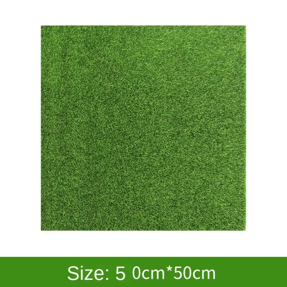Washable Artificial Grass Mat – DIY Micro Landscape Turf Artificial Grass Mat Richie's 50x50cm