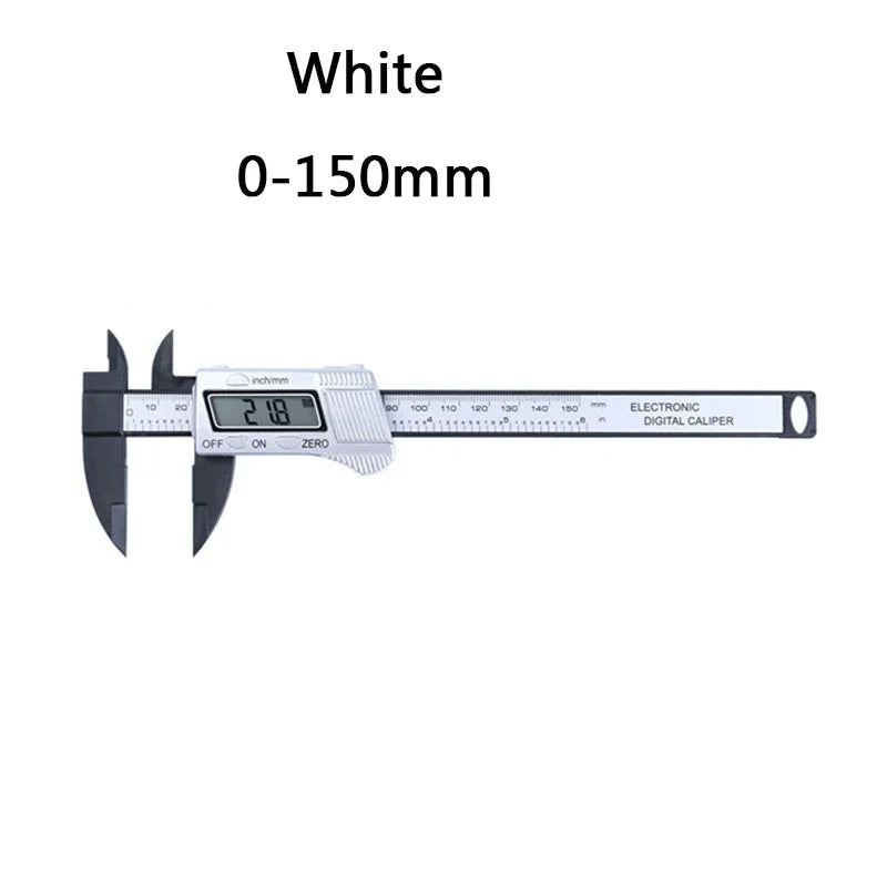 FTBTOC Digital Caliper 150mm Precision Measuring Tool Digital Caliper Richie's WHITE