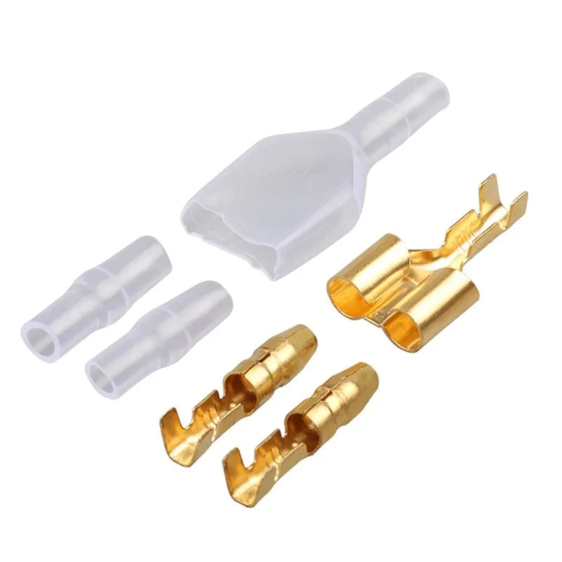 4mm Bullet Terminal Car Wire Connectors – Male & Female Sets Wire Connector Set Richie's