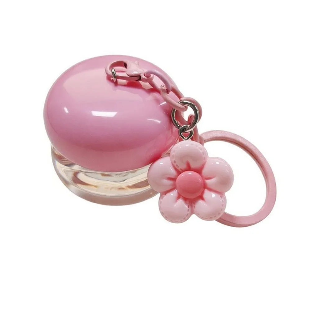 Refillable Mini Lip Balm Jar 5g with Keychain Pendant Lip Balm Container Richie's Pink
