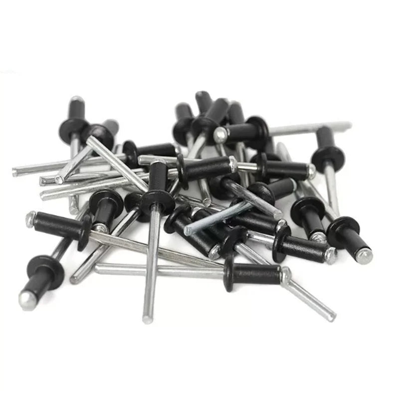 M4 Black Aluminium Blind Pop Rivets 50/100pcs – 6 to 30mm Blind Pop Rivets Richie's