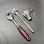 3/8" Universal Adaptive Socket Wrench Set 10–19mm | CR-V Steel Socket Wrench Set Richie's