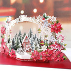 Christmas 3D Pop-Up Santa Claus Greeting Card | Festive Gift Pop-Up Greeting Card Richie's