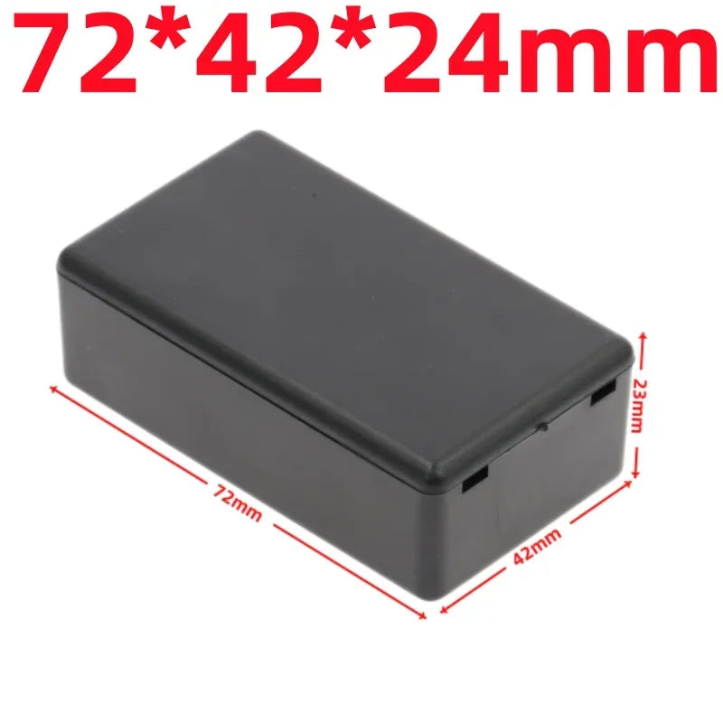 Waterproof ABS Plastic Electronic Project Box Enclosure Case Electronic Enclosure Box Richie's 72x42x24mm-Black