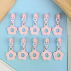 6-Color Flower Zipper Pulls for #3 Nylon Zippers – 10 Pcs Sewing Zipper Pulls Richie's
