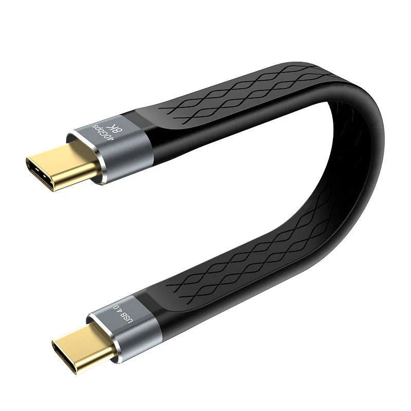 USB4 Type-C Cable 240W PD 40Gbps 8K Video – FUCHU USB-C Cable Richie's