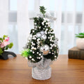 20cm Mini Artificial PVC Christmas Tree Ornament | Holiday Décor Mini Christmas Tree Richie's Silver 0.6M