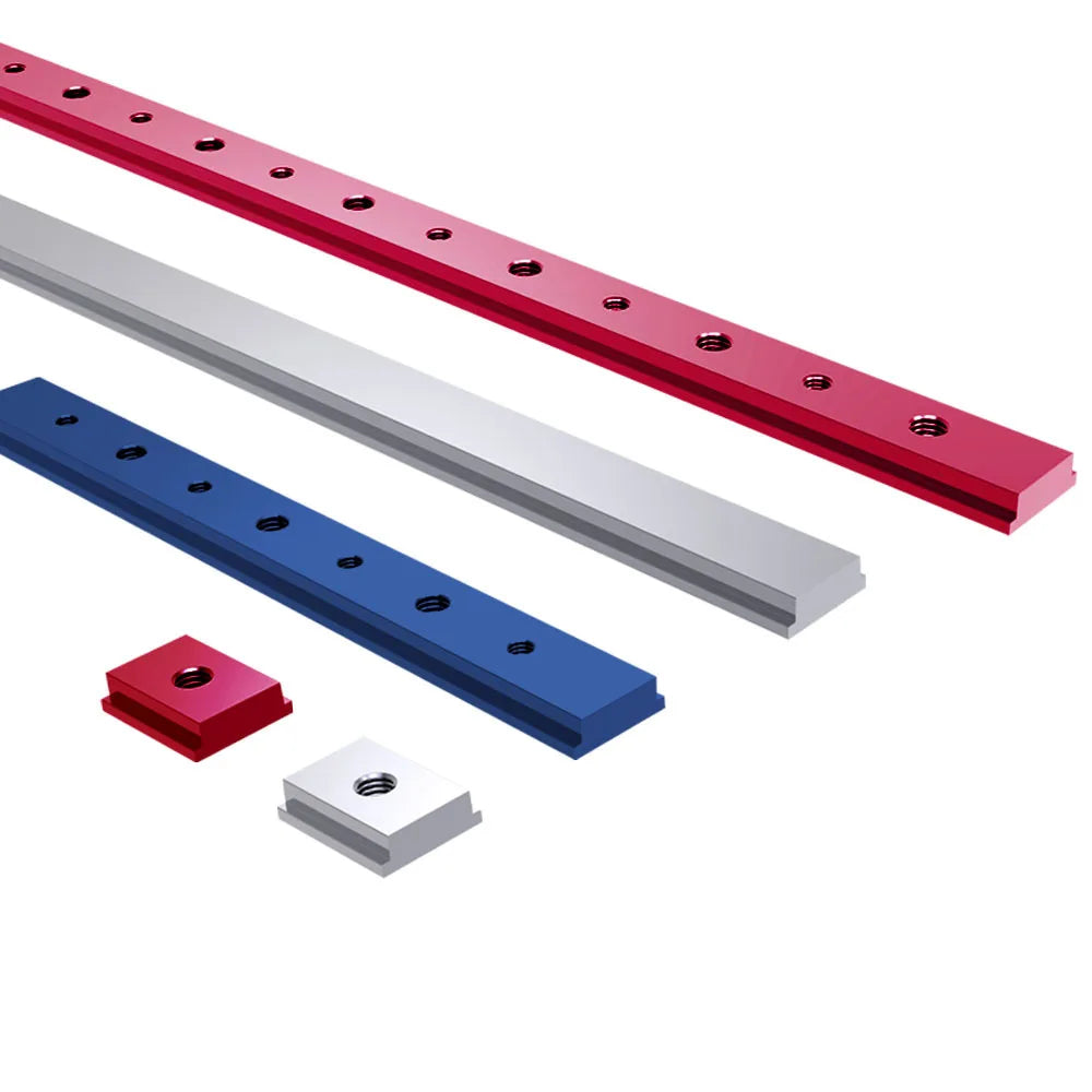 8-Pc T-Track Slider Set M6/M8 Aluminum Alloy Groove Fastener Clamp T-Track Slider Set Richie's
