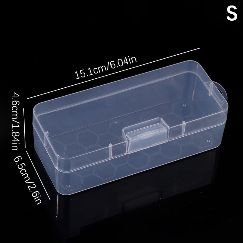 Nail Art Storage Box PP Plastic Organizer Manicure Tools Nail Art Organizer Richie's S