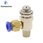 TAC2-2P Pneumatic Exhaust Valve 2/2 Way M5 & 1/8" Push Button Pneumatic Exhaust Valve Richie's