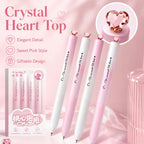 4-Pack Pink Heart Twist Gel Pens – Black Ink Stationery Set Gel Pen Set Richie's black