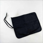 Canvas Roll-Up Brush Bag 22 Slots – Painting & Calligraphy Art Supply Organizer Richie's Black