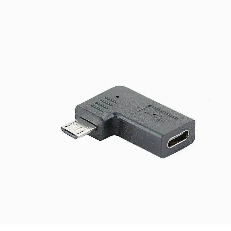 90° USB-C to Micro USB OTG Adapter – 2A Fast Charging, 480Mbps USB OTG Adapter Richie's Right A1