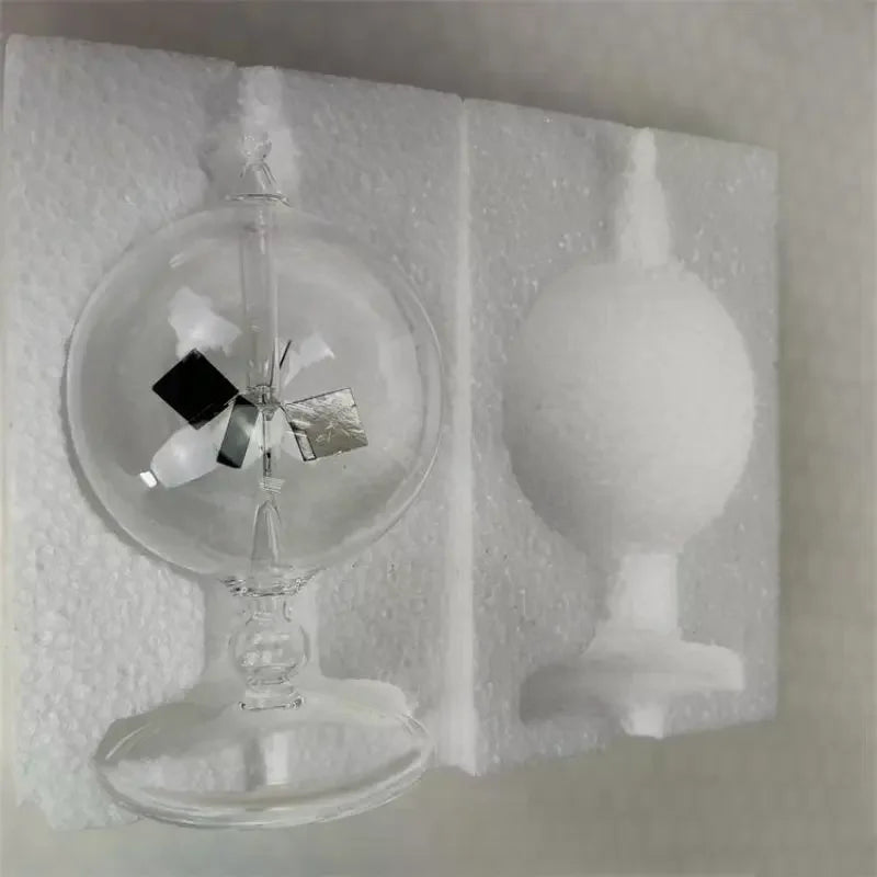 Crookes Radiometer Solar Light Vane Spinning Glass Globe Science Instrument Richie's