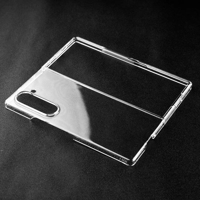 Samsung Galaxy Z Fold 8/7/6/5/4/3 Transparent Hard PC Case Phone Bumper Case Richie's For Z Fold 8 Ultra