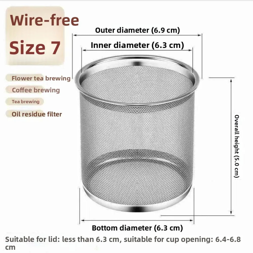 Stainless Steel Tea Strainer & Reusable Coffee Filter Infuser Tea Strainer Infuser Richie's A-7