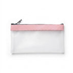 Transparent Frosted Pencil Case Large Capacity Student Bag Pencil Case Richie's Pink