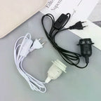 E27 Hanging Pendant Lamp Base 220V EU Plug 180cm Cord Pendant Lamp Base Richie's