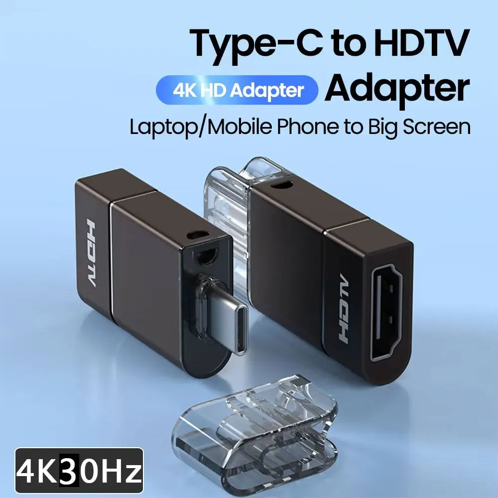 USB-C to HDMI 4K 30Hz Cable Adapter for MacBook & Samsung USB-C HDMI Adapter Richie's