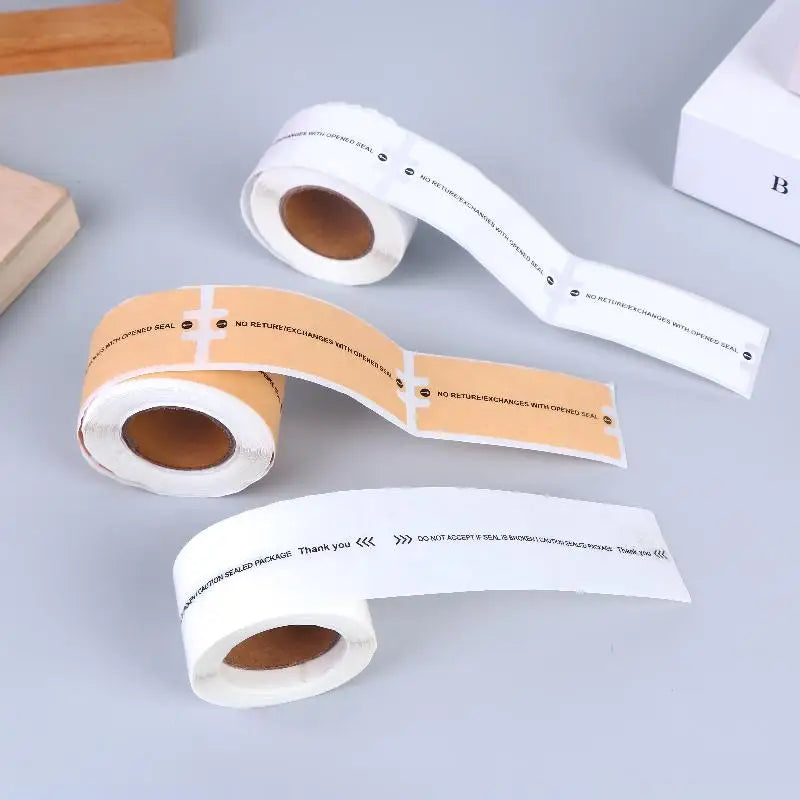 Tamper Evident Sealing Stickers 100/150Pcs – Kraft Security Labels Security Sealing Labels Richie's