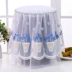 Pastoral Lace Embroidery Dust Cover for Air Fryer & Rice Cooker Appliance Dust Cover Richie's Floral basket-2