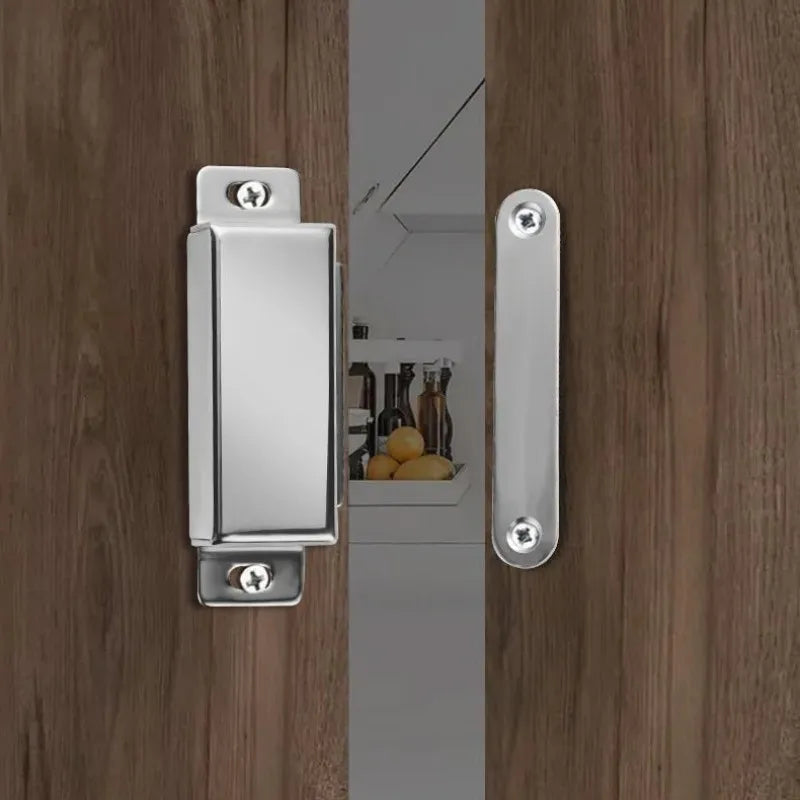 4-Pack Magnetic Door Catches – Stainless Steel Cabinet Latches Cabinet Door Catch Richie's