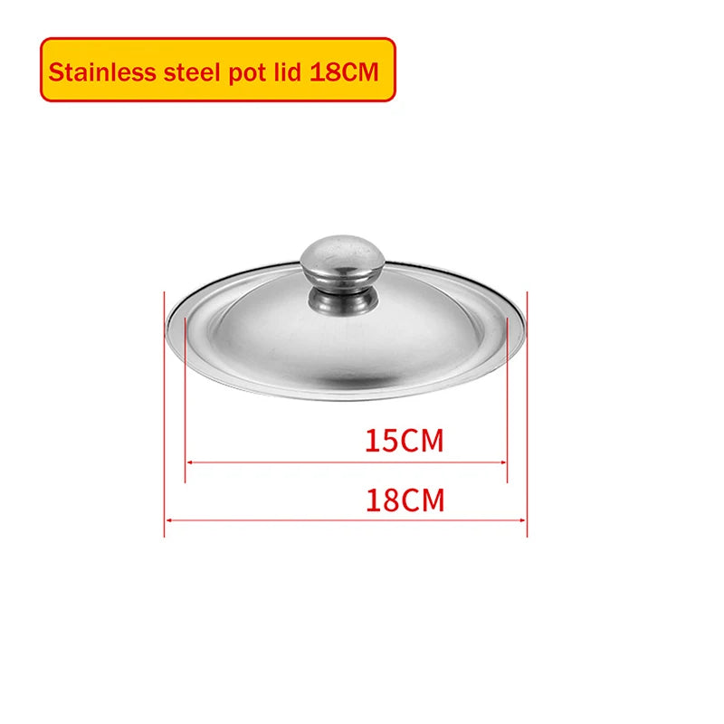 Stainless Steel Pot Lid 10–32cm Universal Round Pan Cover Pot Lid Richie's 18cm