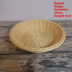 Wicker Woven Serving Basket – Bread, Fruit & Vegetable Tray Woven Serving Basket Richie's 29-8cm