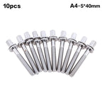 80mm Drum Tension Rods – 10-Piece Stainless Steel Kit Drum Replacement Parts Richie's A5