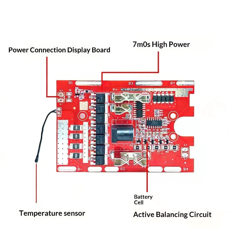 21V 7MOS Li-Battery Protection Board for Electric Tools Battery Protection Board Richie's
