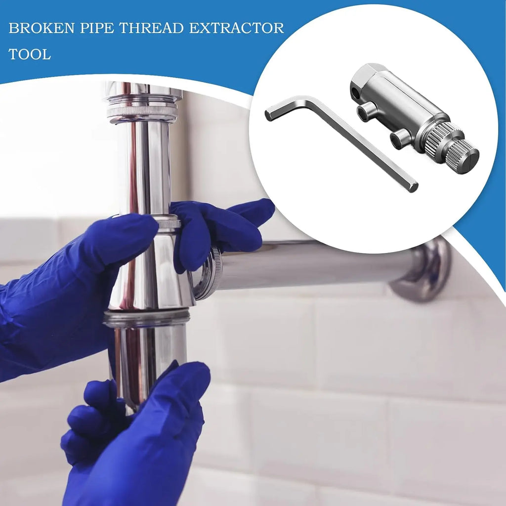 Pipe Valve Thread Extractor – Broken Faucet Screw Remover Tool Thread Extractor Tool Richie's