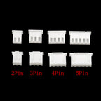2000pcs JST XH 2.54mm Female Housing Connectors 2/3/4/5 Pin Wire Connector Housing Richie's