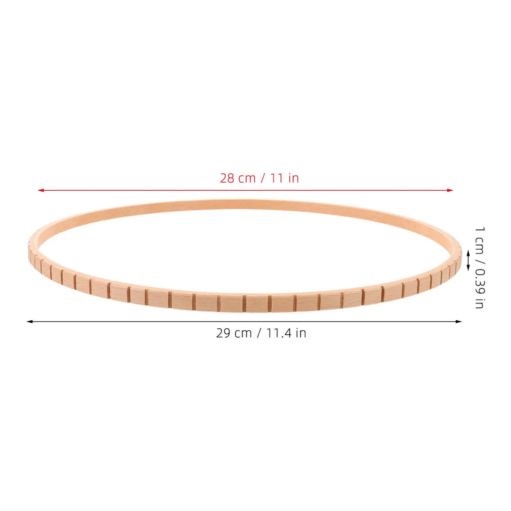 11-Inch Round Wooden Knitting Loom | Circular Weaving Frame Circular Weaving Loom Richie's