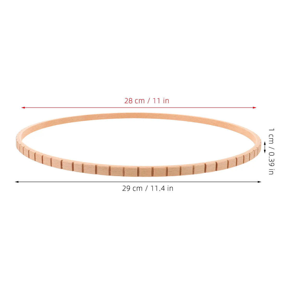 11-Inch Round Wooden Knitting Loom | Circular Weaving Frame Circular Weaving Loom Richie's