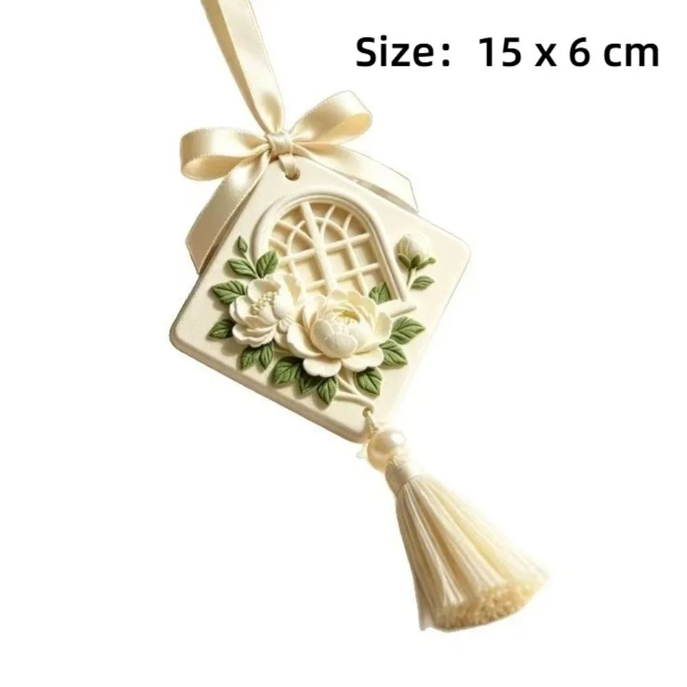 Plaster Aroma Pendant – Peony Rose European Car & Wall Freshener Aroma Pendant Richie's