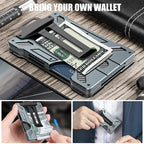 Aluminum Alloy RFID Blocking ID Badge Holder with Back Clip ID Badge Holder Richie's