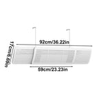 Adjustable AC Vent Deflector 23–36 In. | No-Drill Airflow AC Vent Deflector Richie's