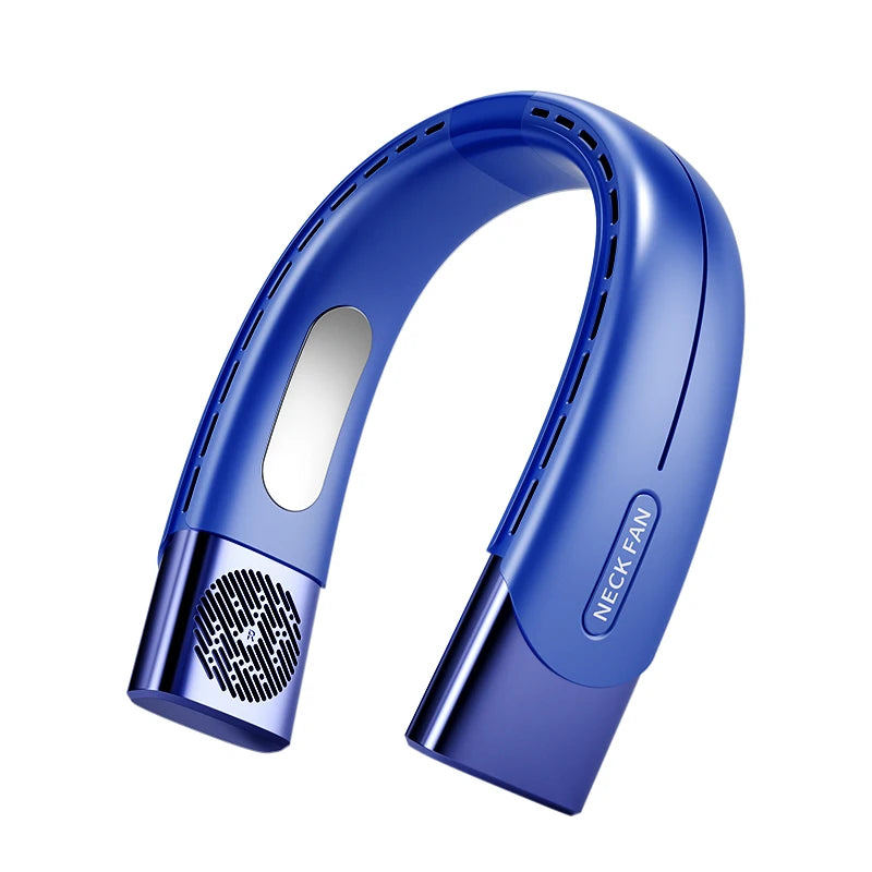 Hanging Neck Fan 6000mAh Portable Bladeless USB Rechargeable Neck Fan Richie's Blue