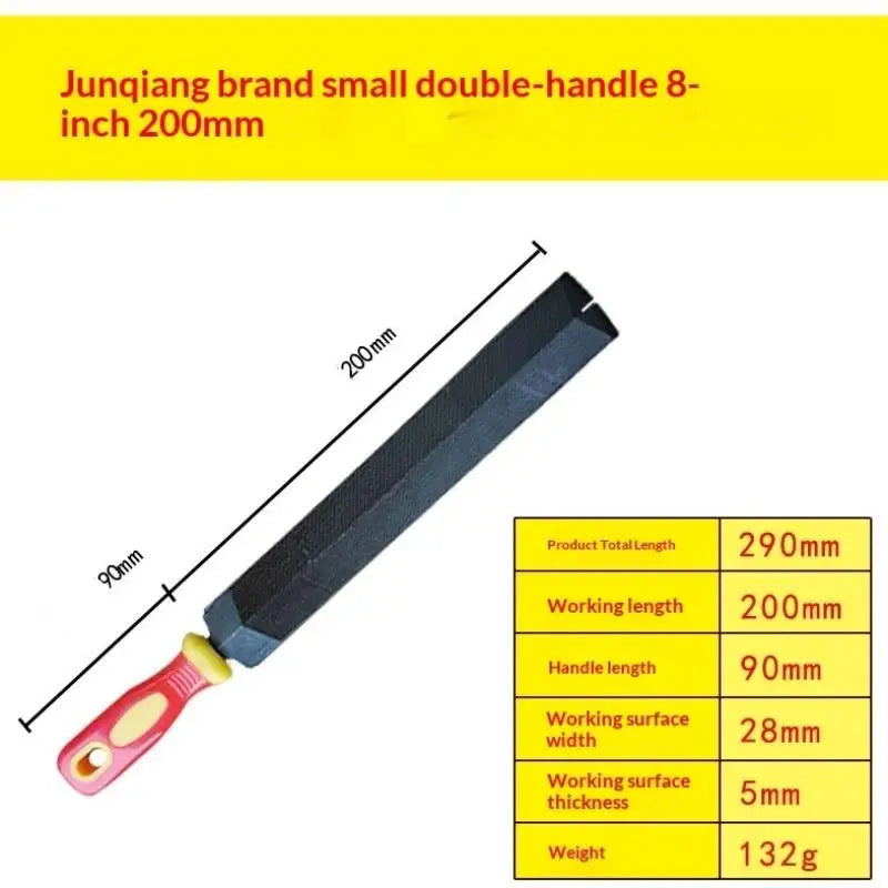T12 Steel Rhombus File | Non-Slip Handle for Metal & Woodworking Hand File Tool Richie's E