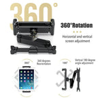 Car Headrest Phone & Tablet Holder – 360° Rotating, 5–13" Car Headrest Mount Richie's